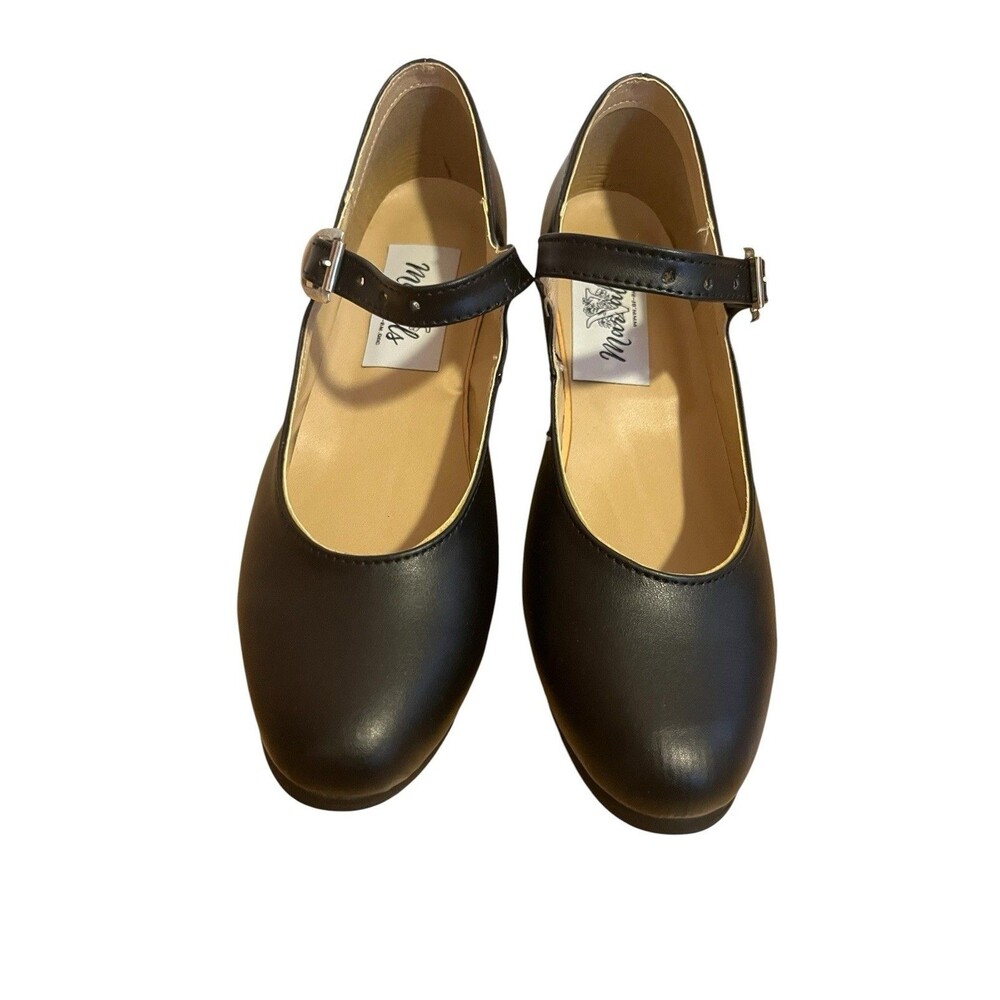 Folklorico Dance Shoes Girls Youth Size 1.5 (8 inch length)